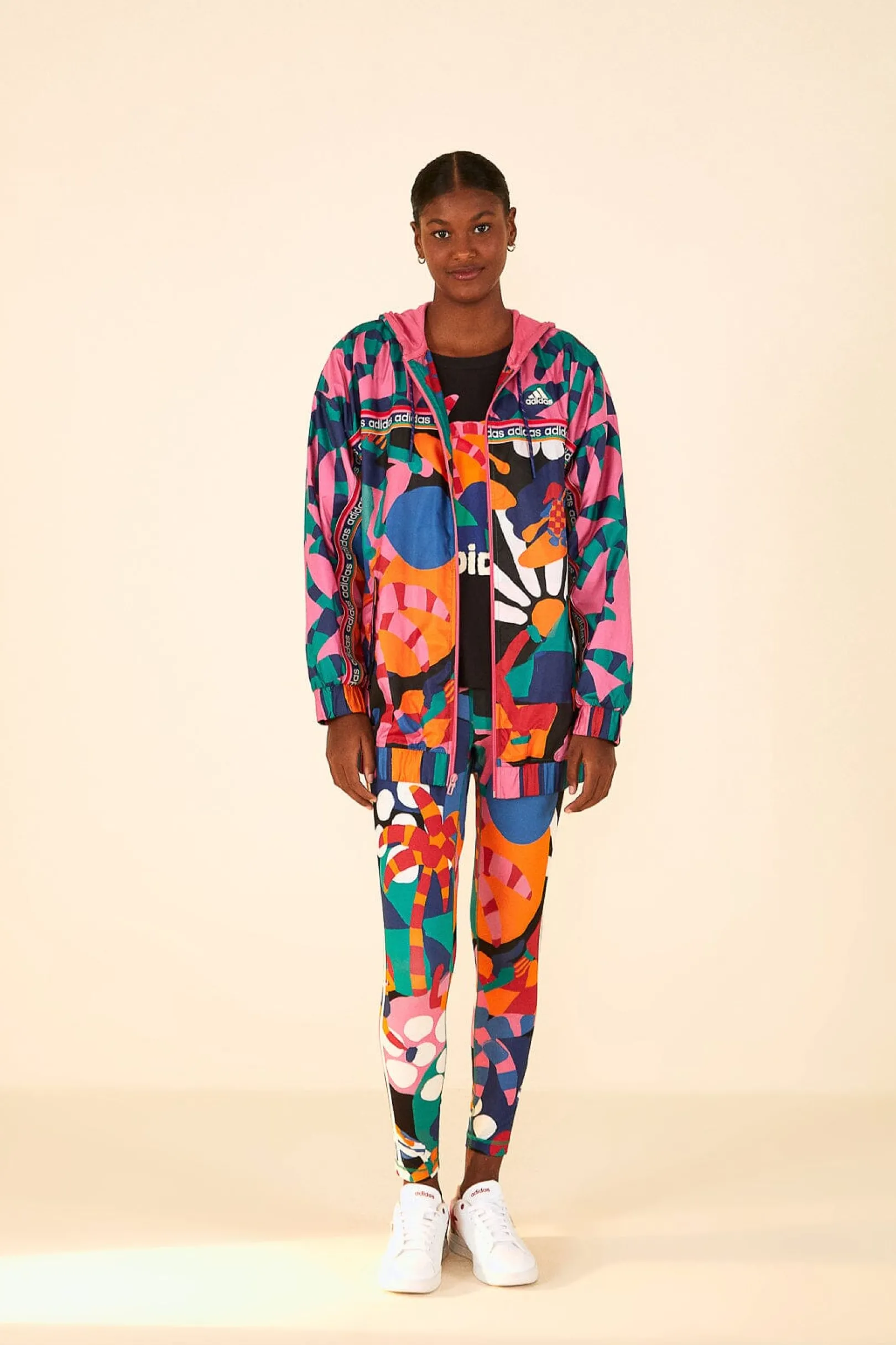 FARM Rio ADIDAS FARM GFX TEE BLACK Hot