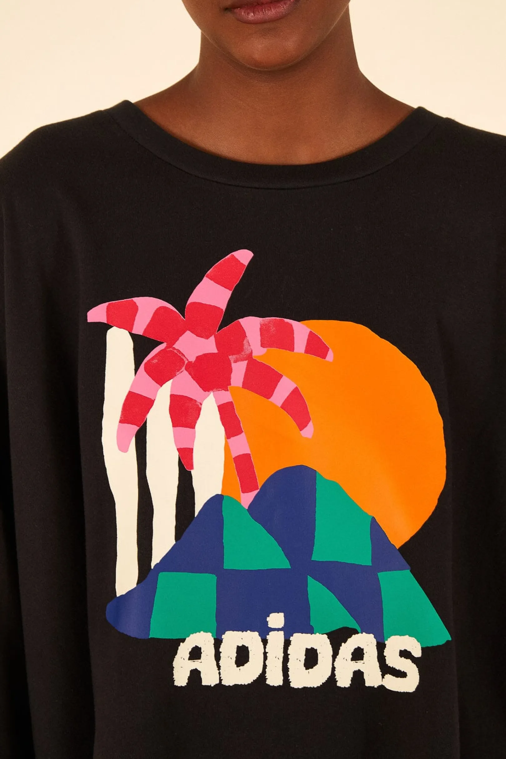 FARM Rio ADIDAS FARM GFX TEE BLACK Hot