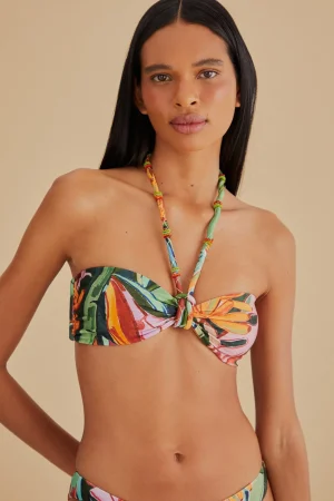 FARM Rio BANANA FOLIAGE BIKINI TOP Shop