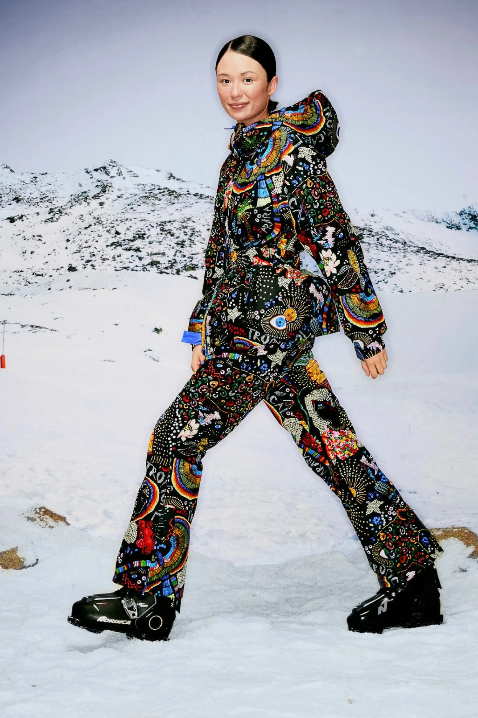 FARM Rio BLACK BOROGODO SKI PANTS Sale