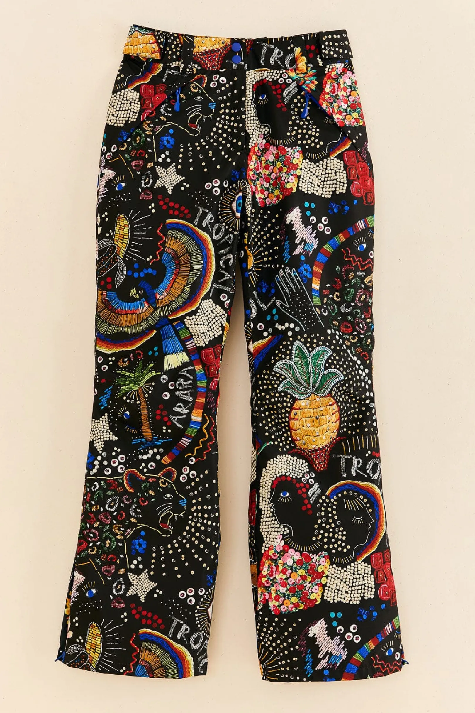FARM Rio BLACK BOROGODO SKI PANTS Sale