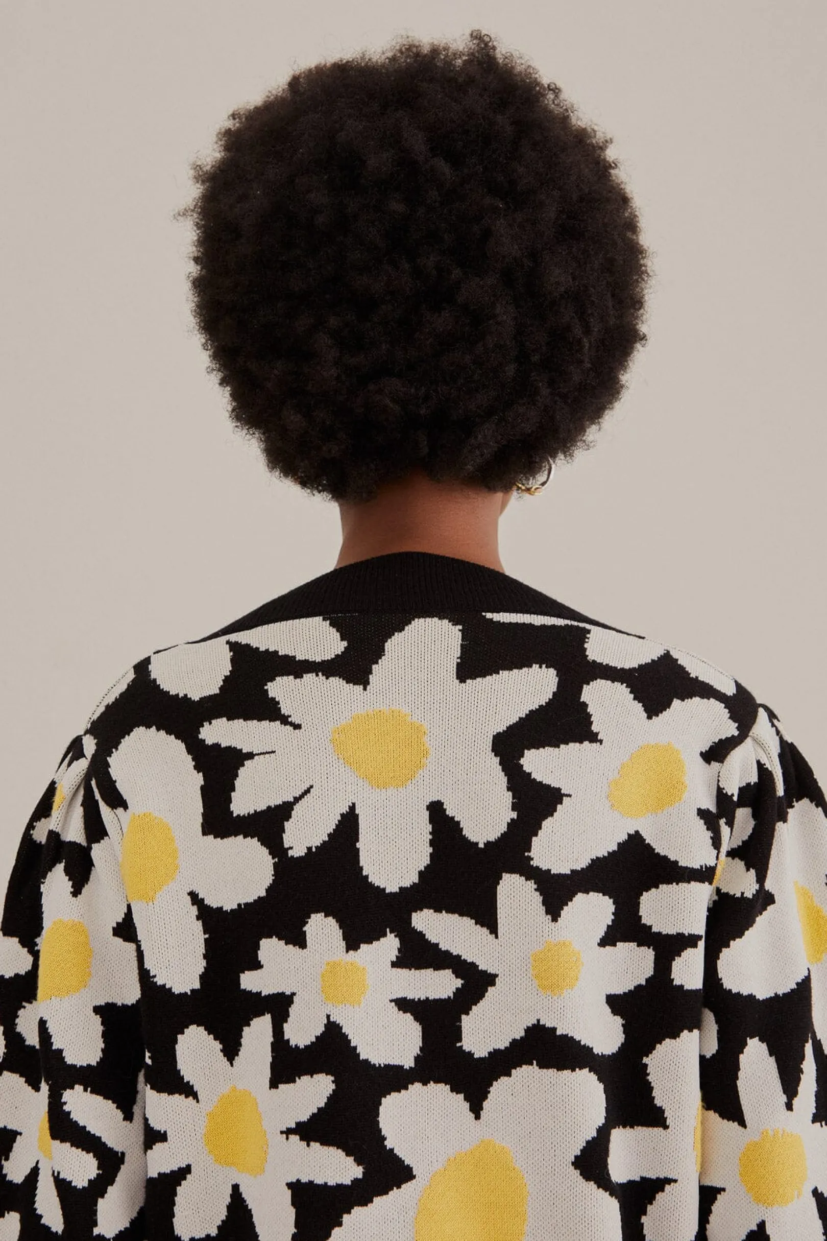FARM Rio BLACK FLOWERS KNIT CARDIGAN Shop