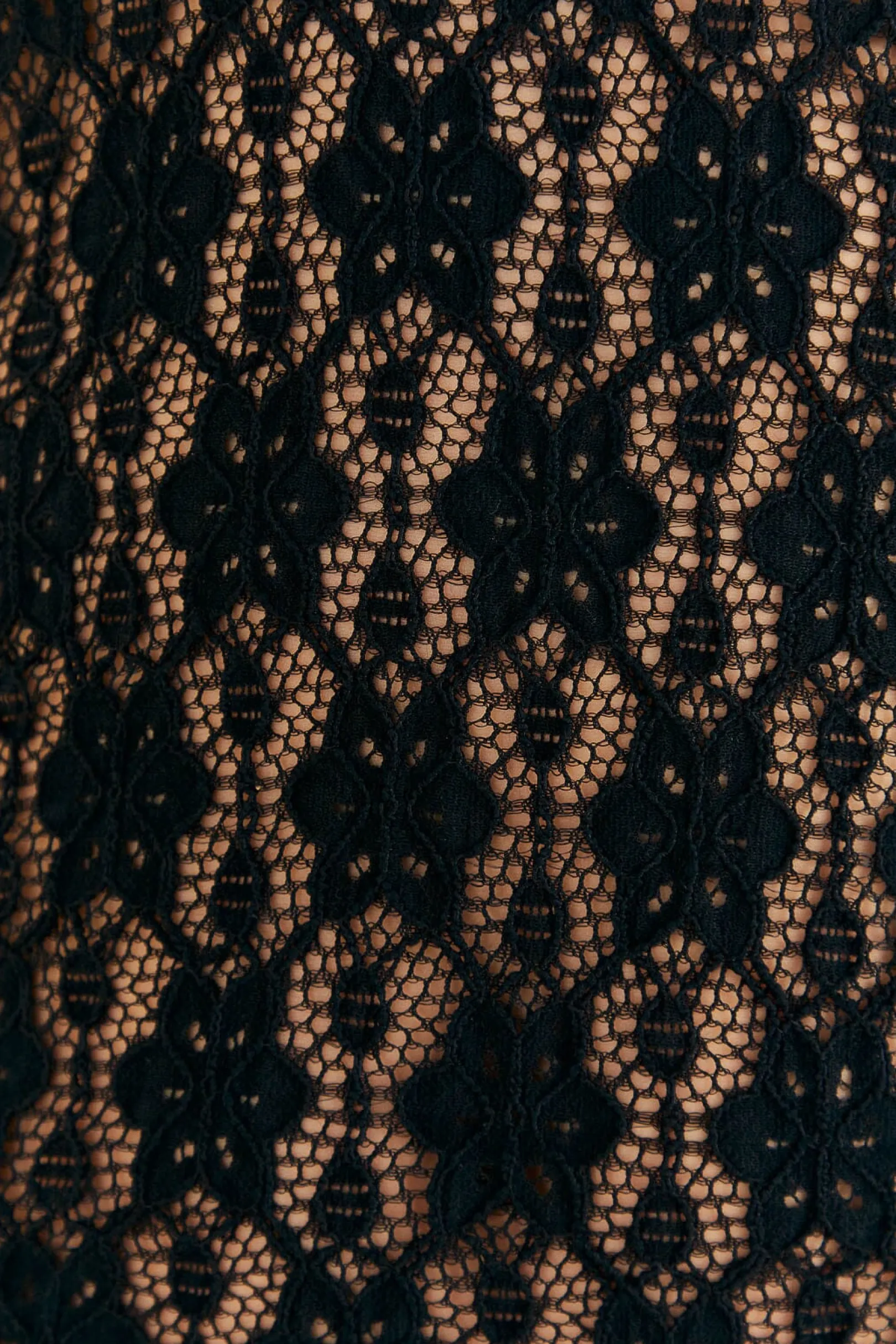 FARM Rio BLACK LACE LONG SLEEVE BLOUSE Clearance