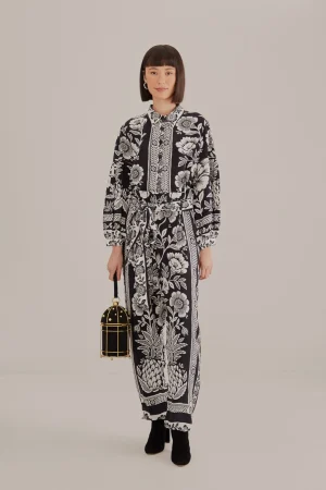 FARM Rio BLACK PINEAPPLE GARDEN JUMPSUIT Online