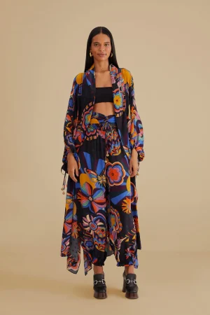FARM Rio BLACK 70S VIBE PANTS Discount