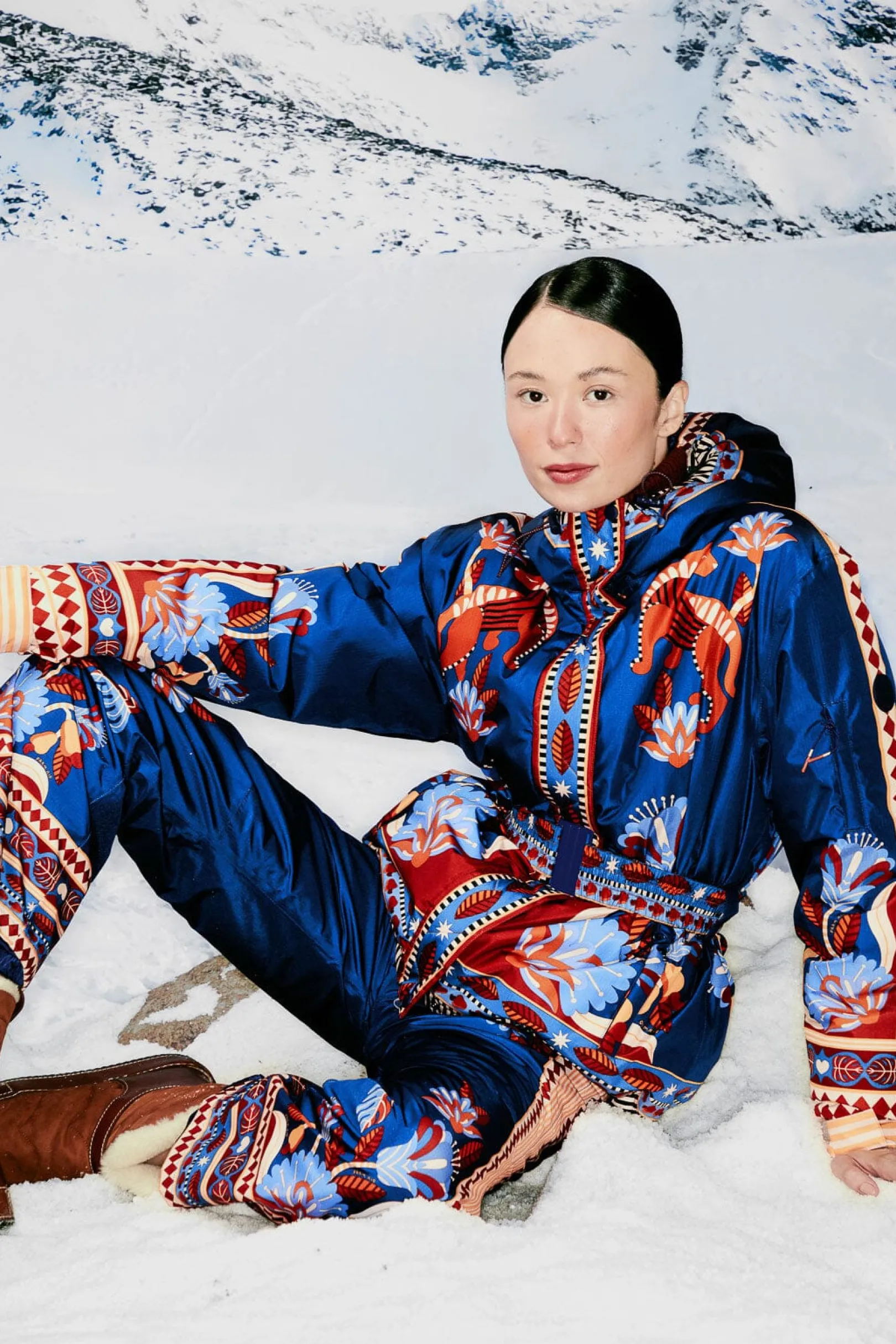 FARM Rio BLUE NATURE BEAUTY SKI JACKET Fashion