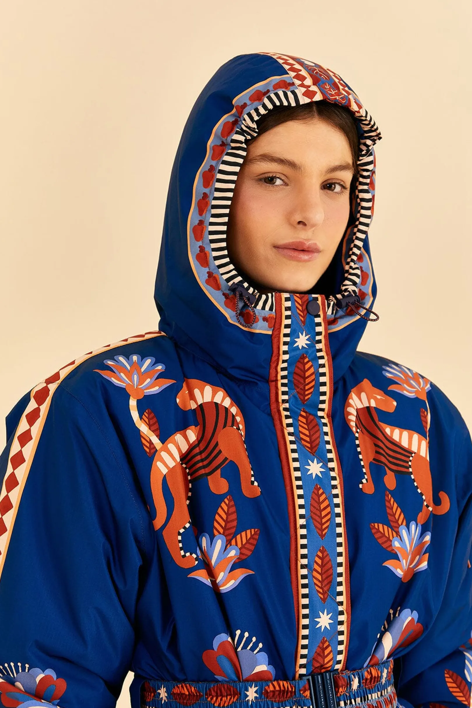 FARM Rio BLUE NATURE BEAUTY SKI JACKET Fashion