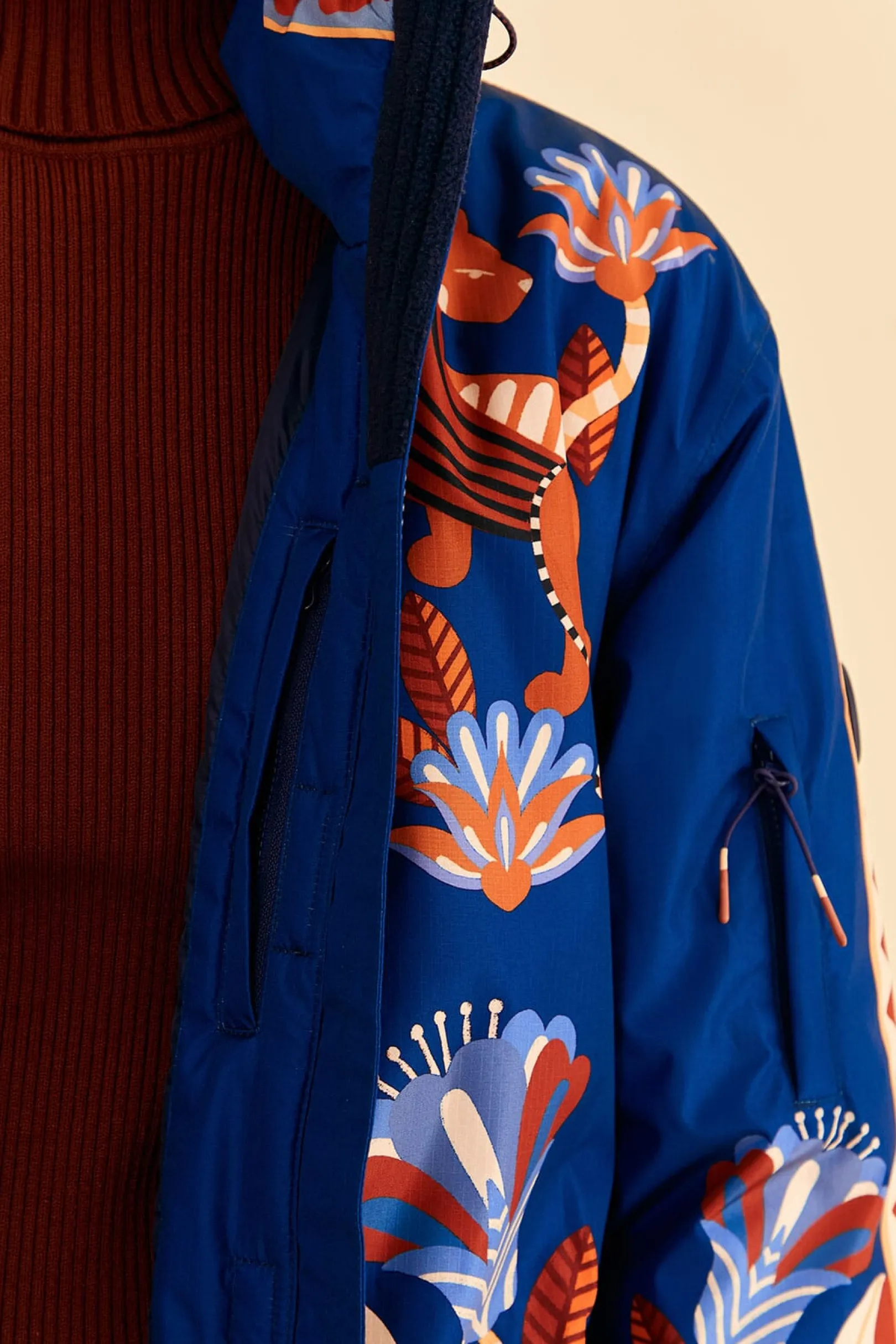 FARM Rio BLUE NATURE BEAUTY SKI JACKET Fashion