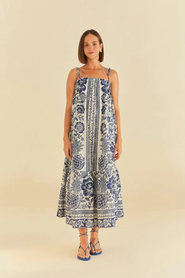 FARM Rio BLUE PINEAPPLE GARDEN MAXI DRESS Online