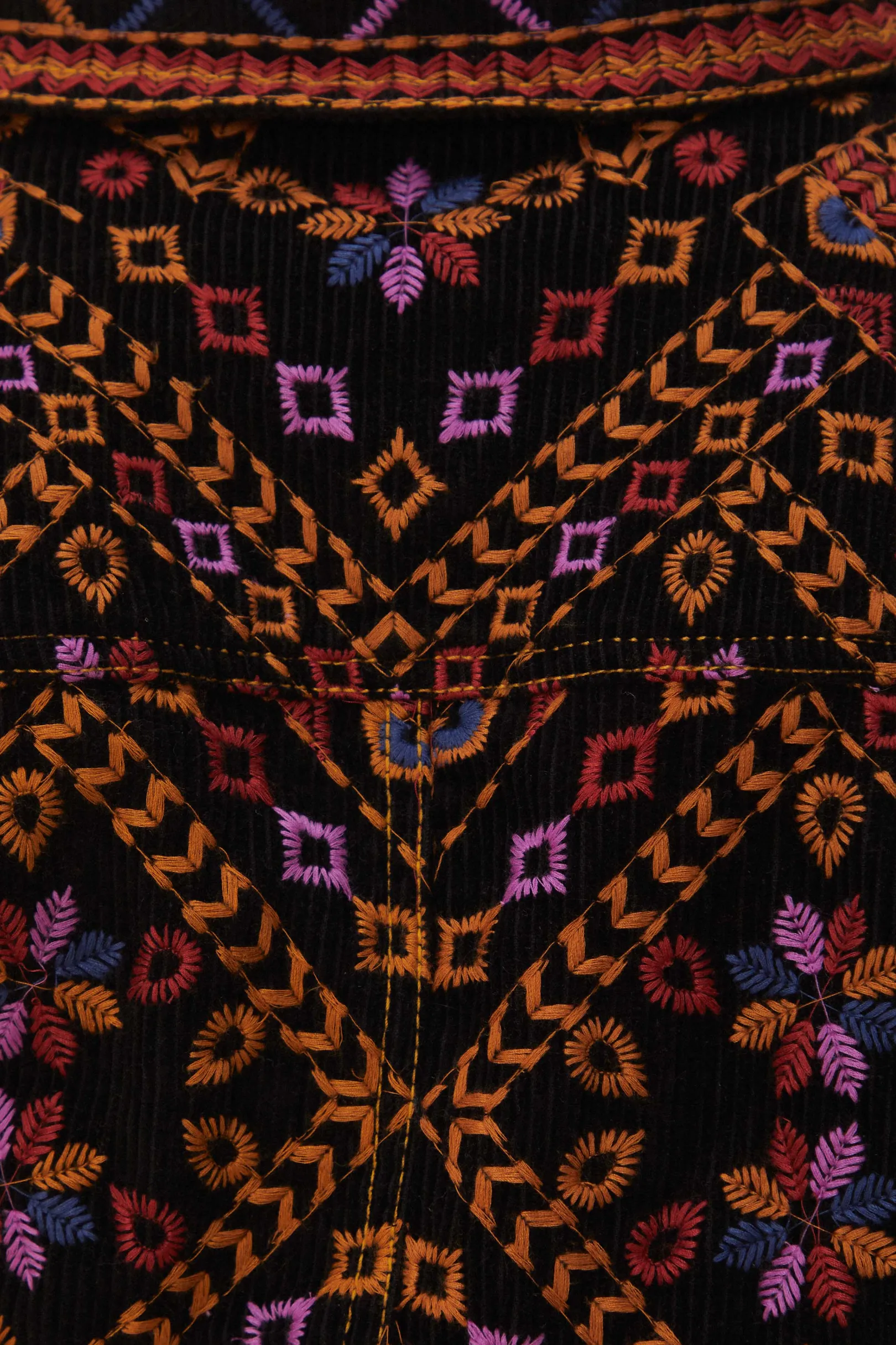 FARM Rio EMBROIDERED LONG SLEEVE JUMPSUIT Cheap