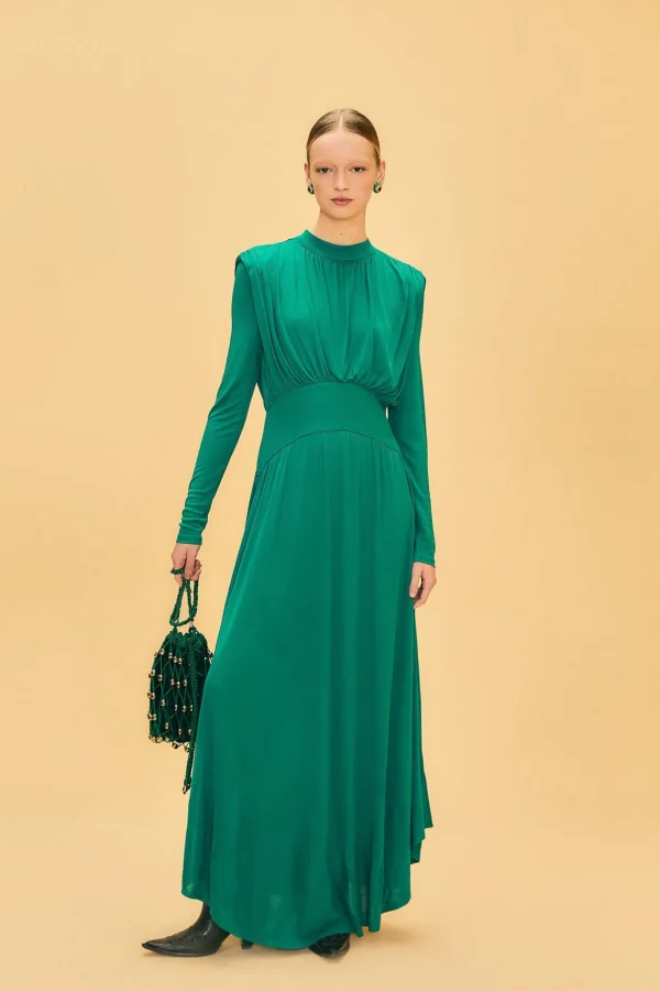 FARM Rio EMERALD HIGH NECK MAXI DRESS Online
