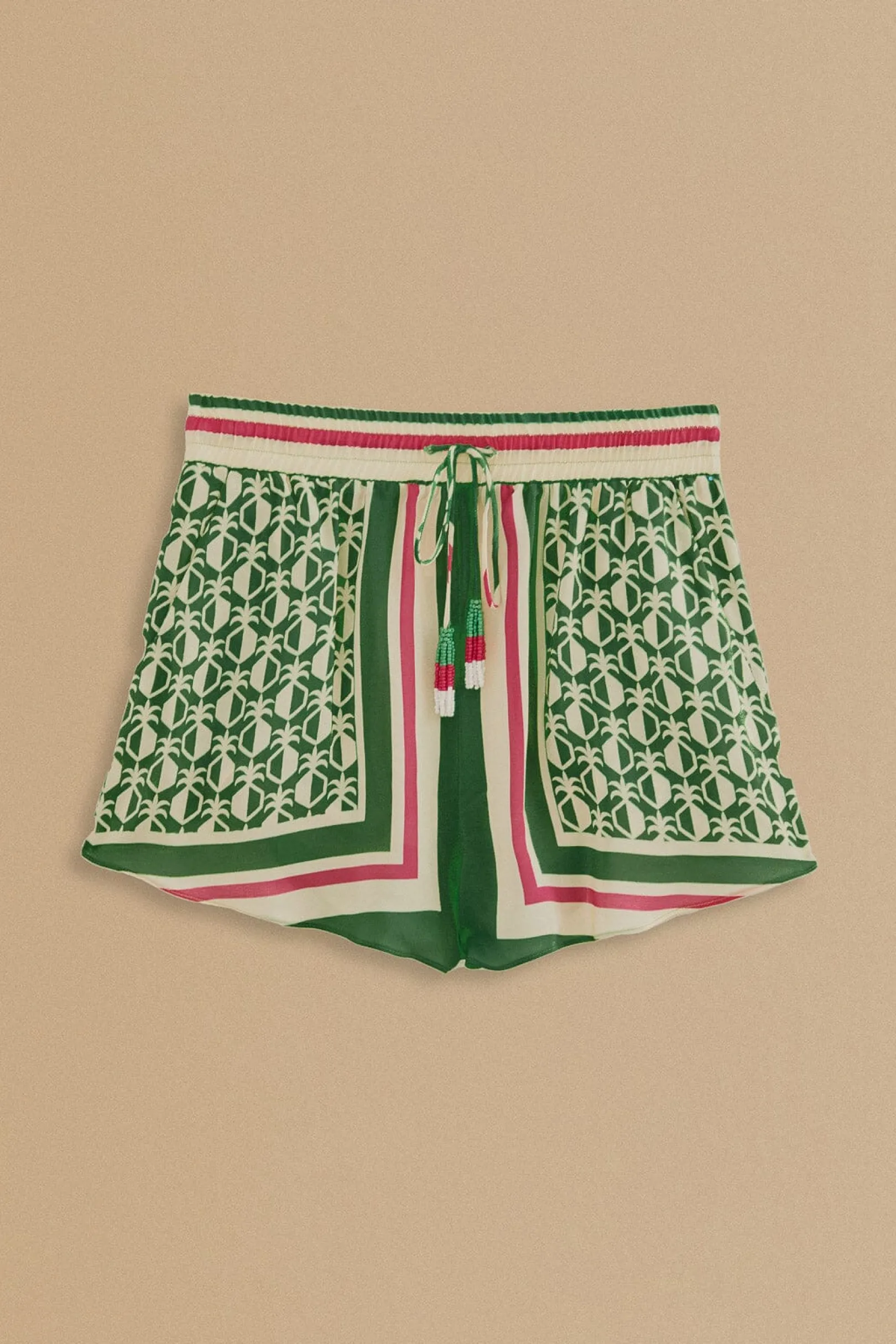 FARM Rio GREEN PINEAPPLE SCARF SHORTS Online