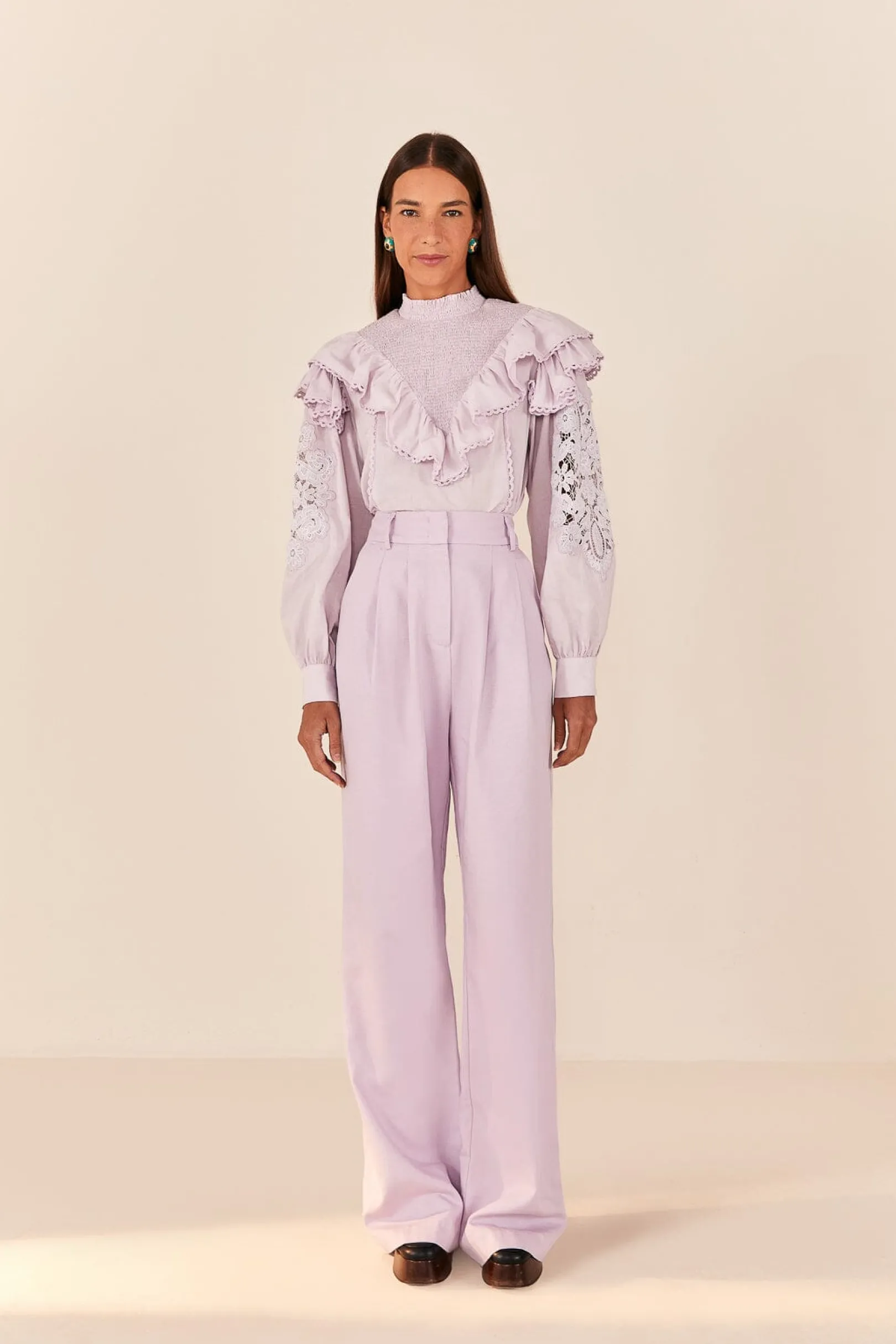 FARM Rio LILAC LOW WAISTED PANTS Sale