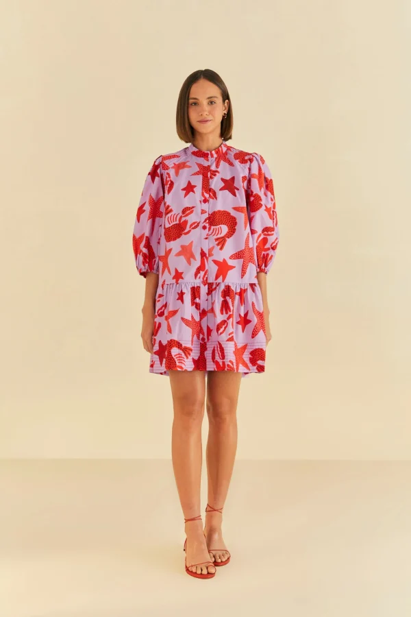FARM Rio LOBSTER SKY MINI DRESS Flash Sale