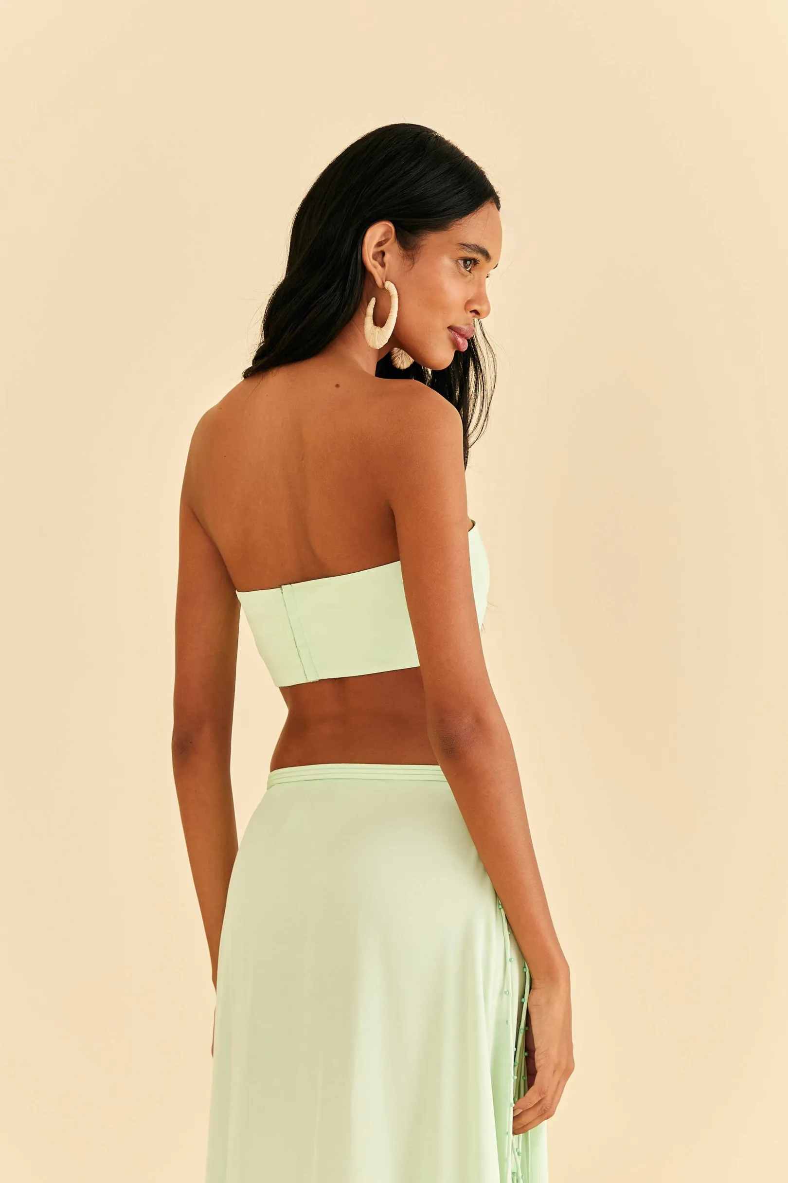 FARM Rio MINT SLEEVELESS CROP TOP Fashion