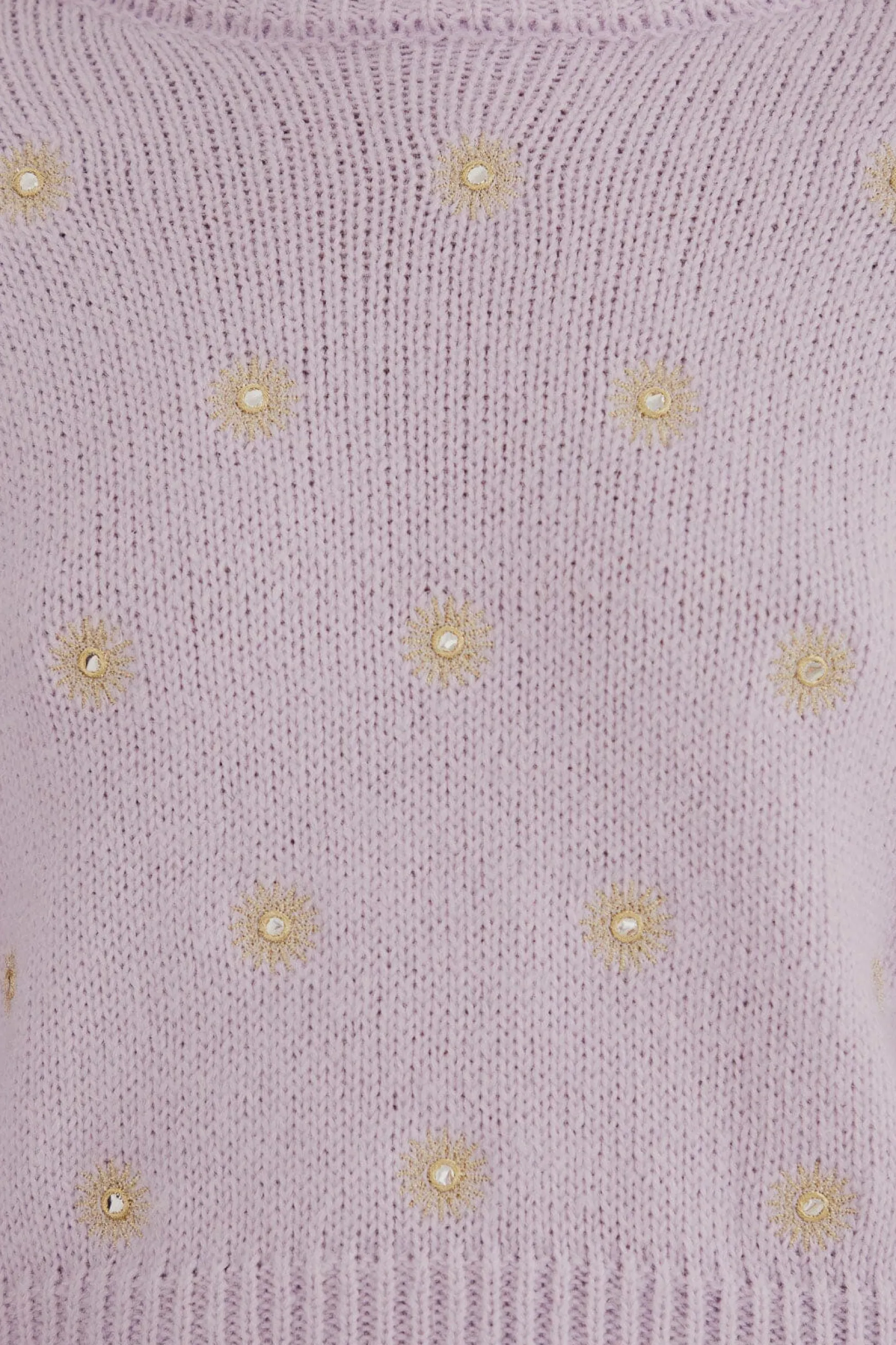 FARM Rio MIRROR EMBROIDERED KNIT SWEATER Sale