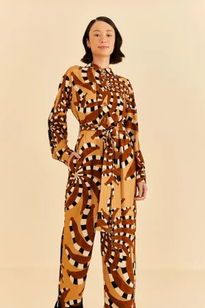 FARM Rio MIXED BANANADA JUMPSUIT Store