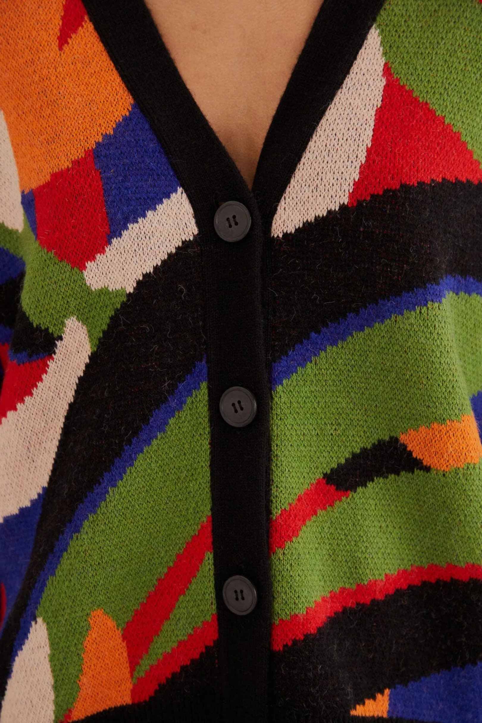 FARM Rio MIXED FLOWERS BANANAS KNIT CARDIGAN Discount