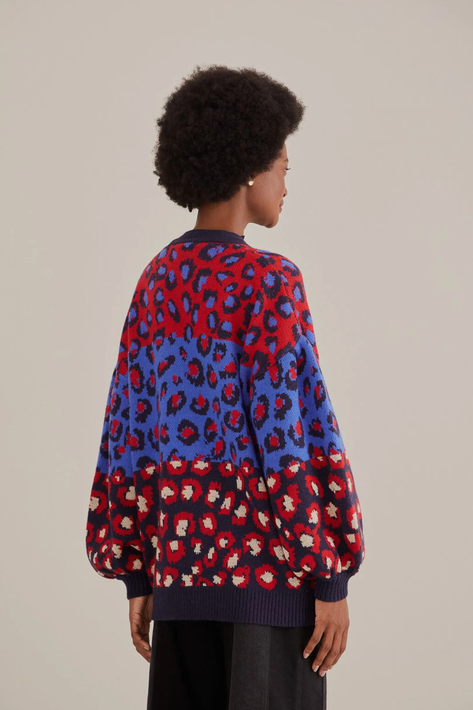 FARM Rio MIXED LEOPARDS KNIT CARDIGAN Online