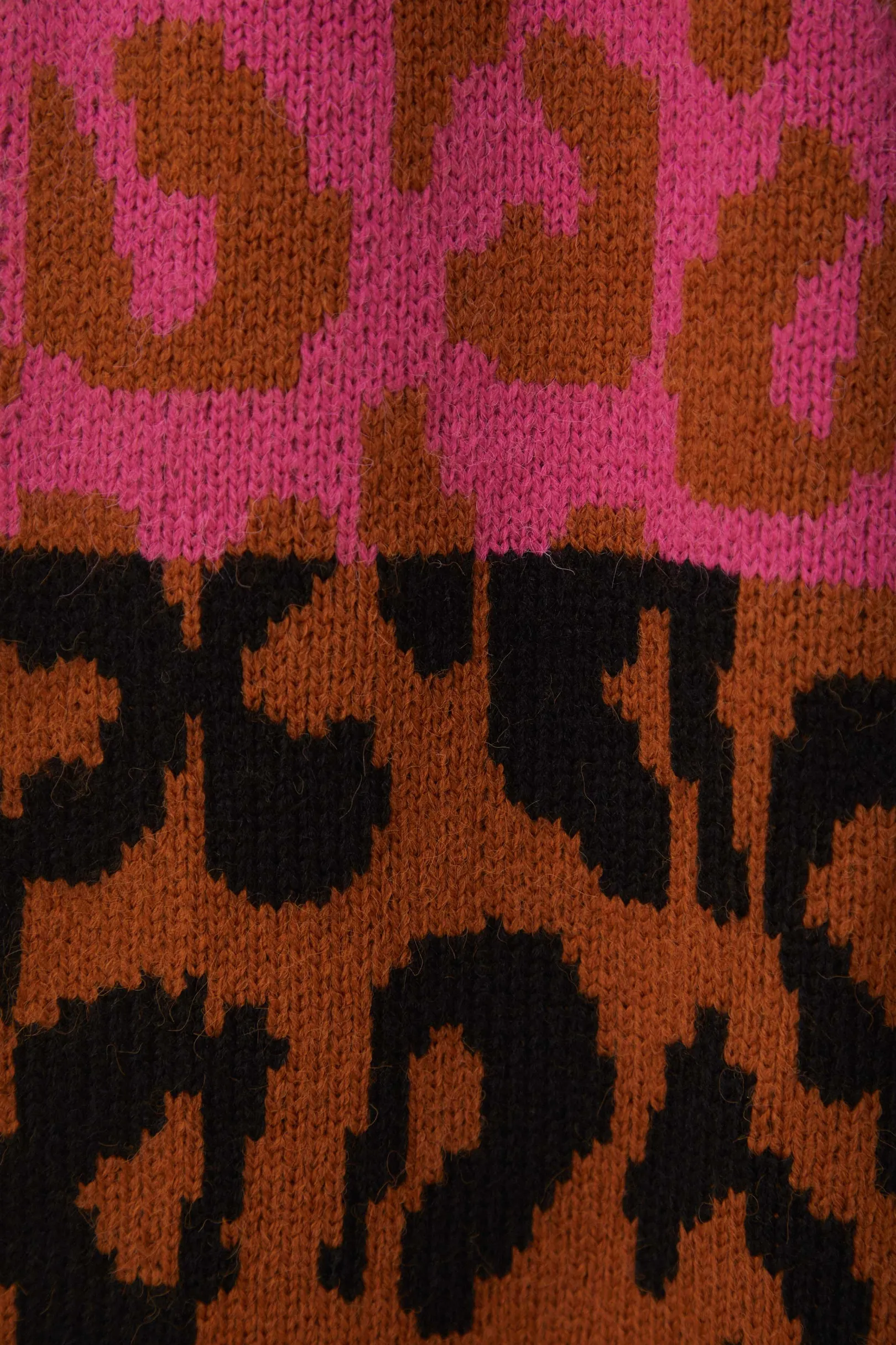 FARM Rio MIXED LEOPARDS KNIT CARDIGAN Best