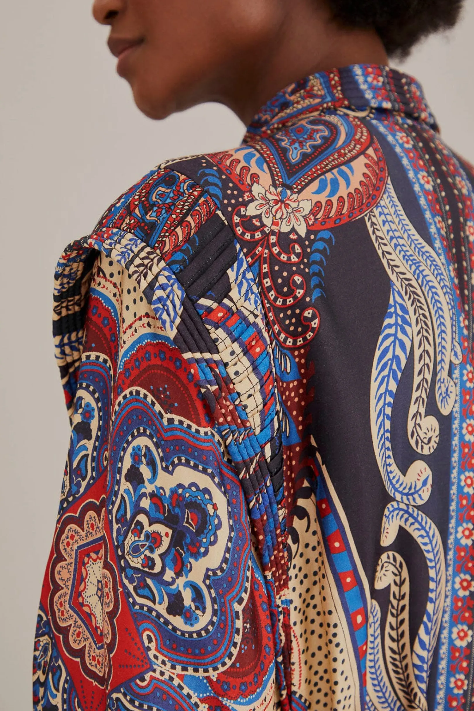 FARM Rio MULTICOLOR ENERGY SCARF CUT-OUT MAXI DRESS Hot