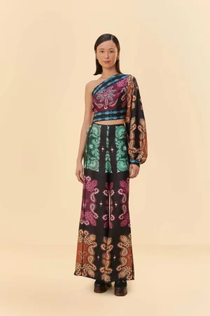 FARM Rio MULTICOLOR SWEET MERMAIDS ASYMMETRIC JUMPSUIT Clearance