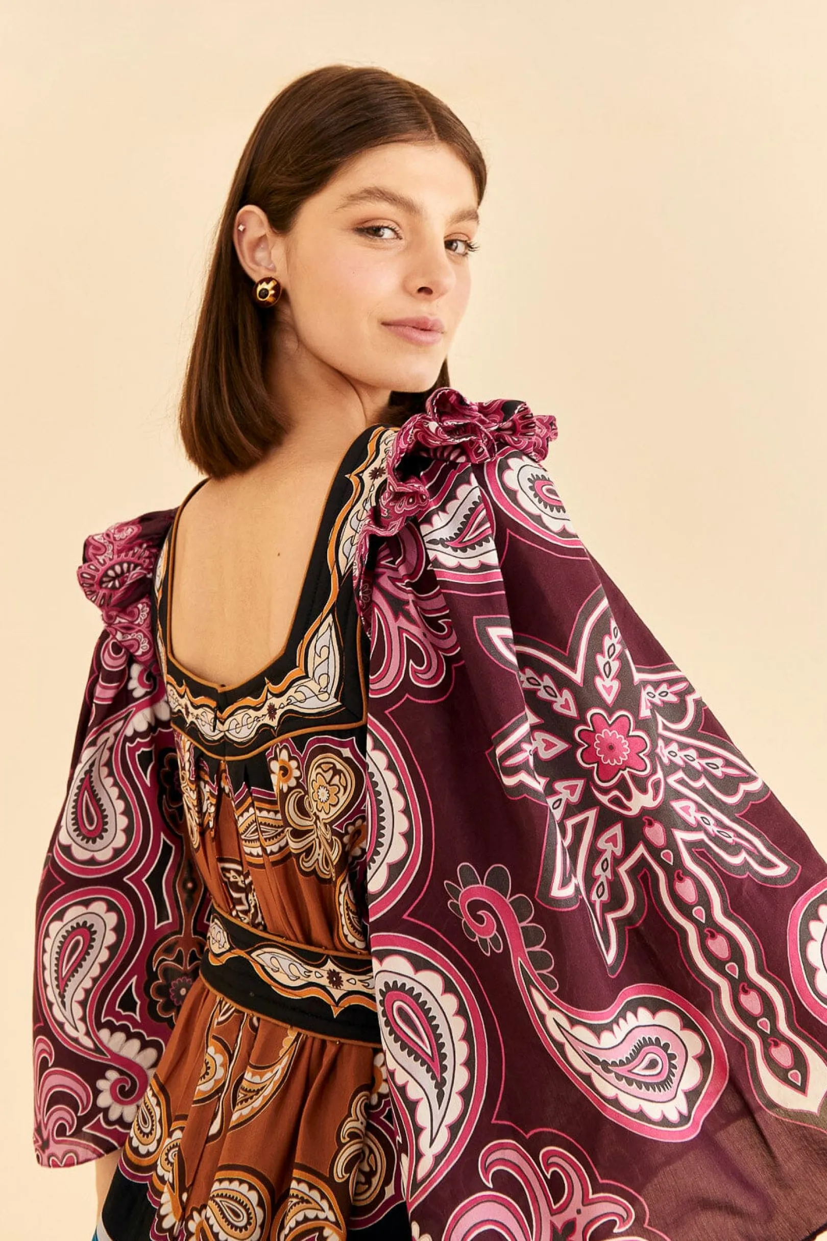 FARM Rio MULTICOLOR SWEET MERMAIDS MIDI DRESS Best