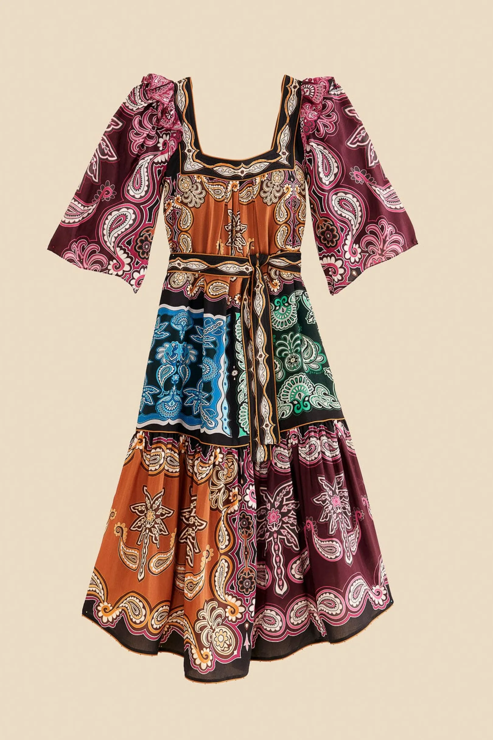 FARM Rio MULTICOLOR SWEET MERMAIDS MIDI DRESS Best