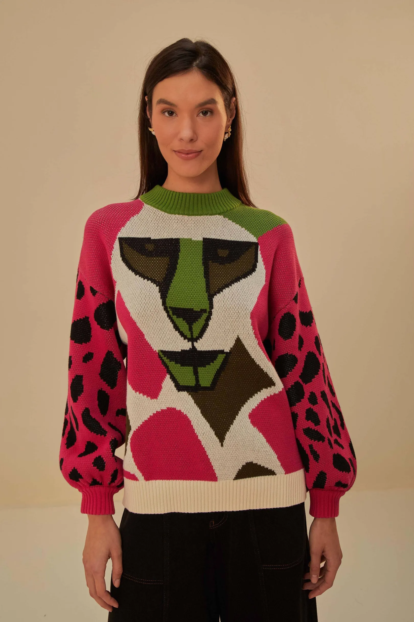FARM Rio ONCA KAMBOZISTICA KNIT SWEATER Store