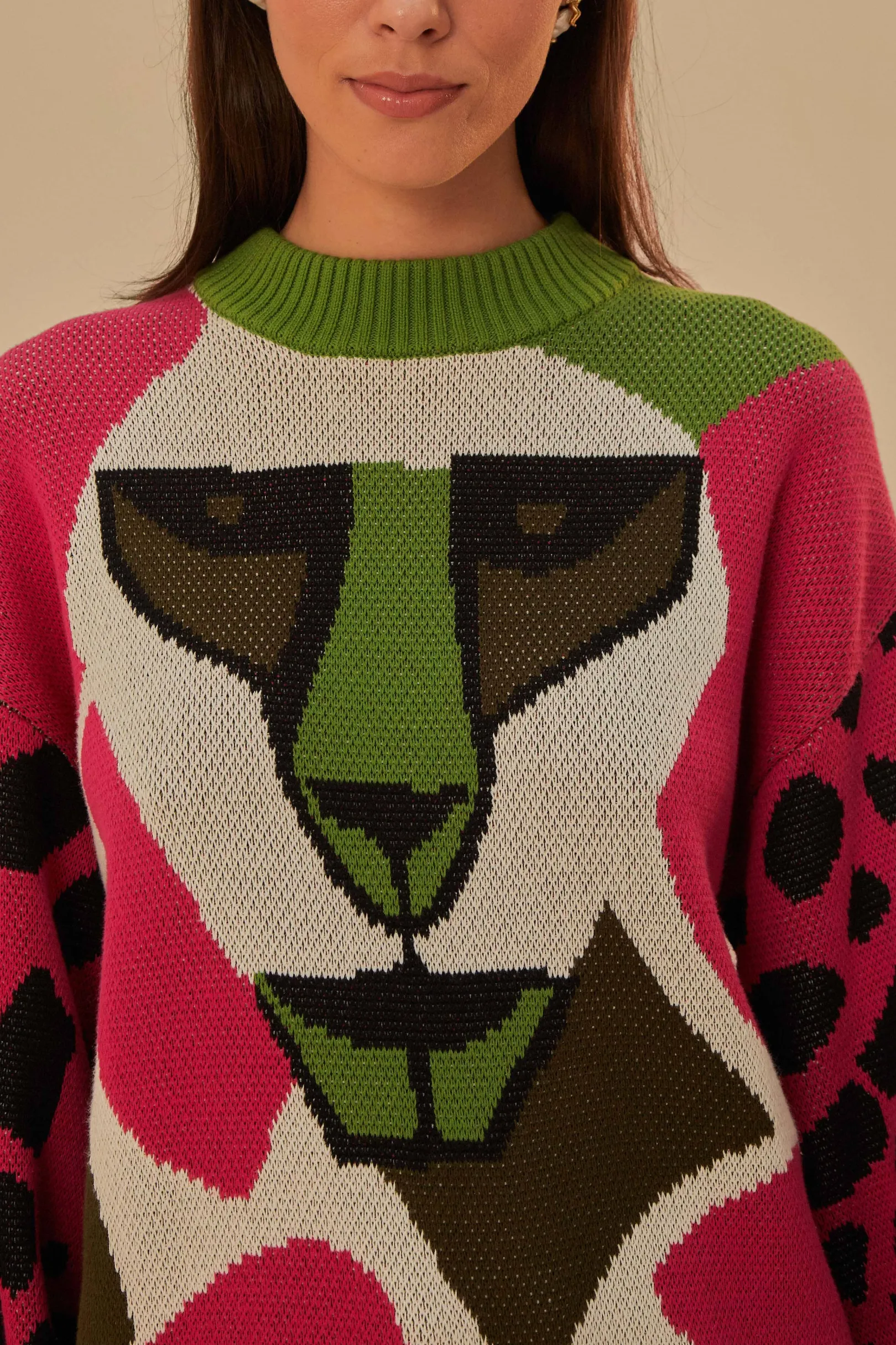 FARM Rio ONCA KAMBOZISTICA KNIT SWEATER Store