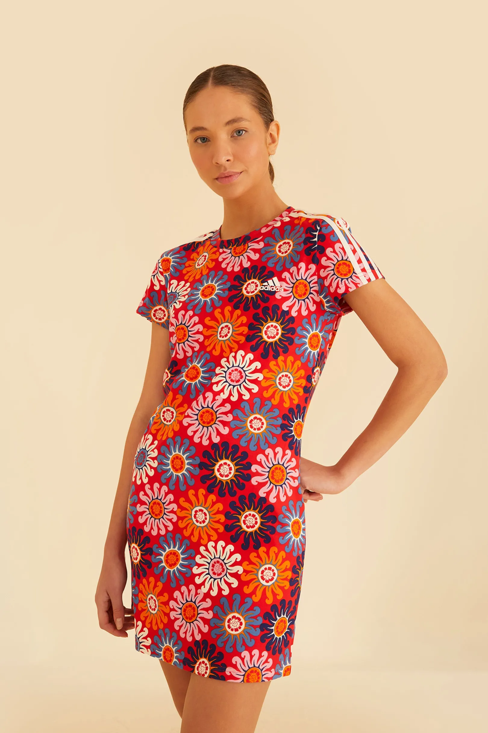 FARM Rio RED ADIDAS FARM DRESS Best Sale