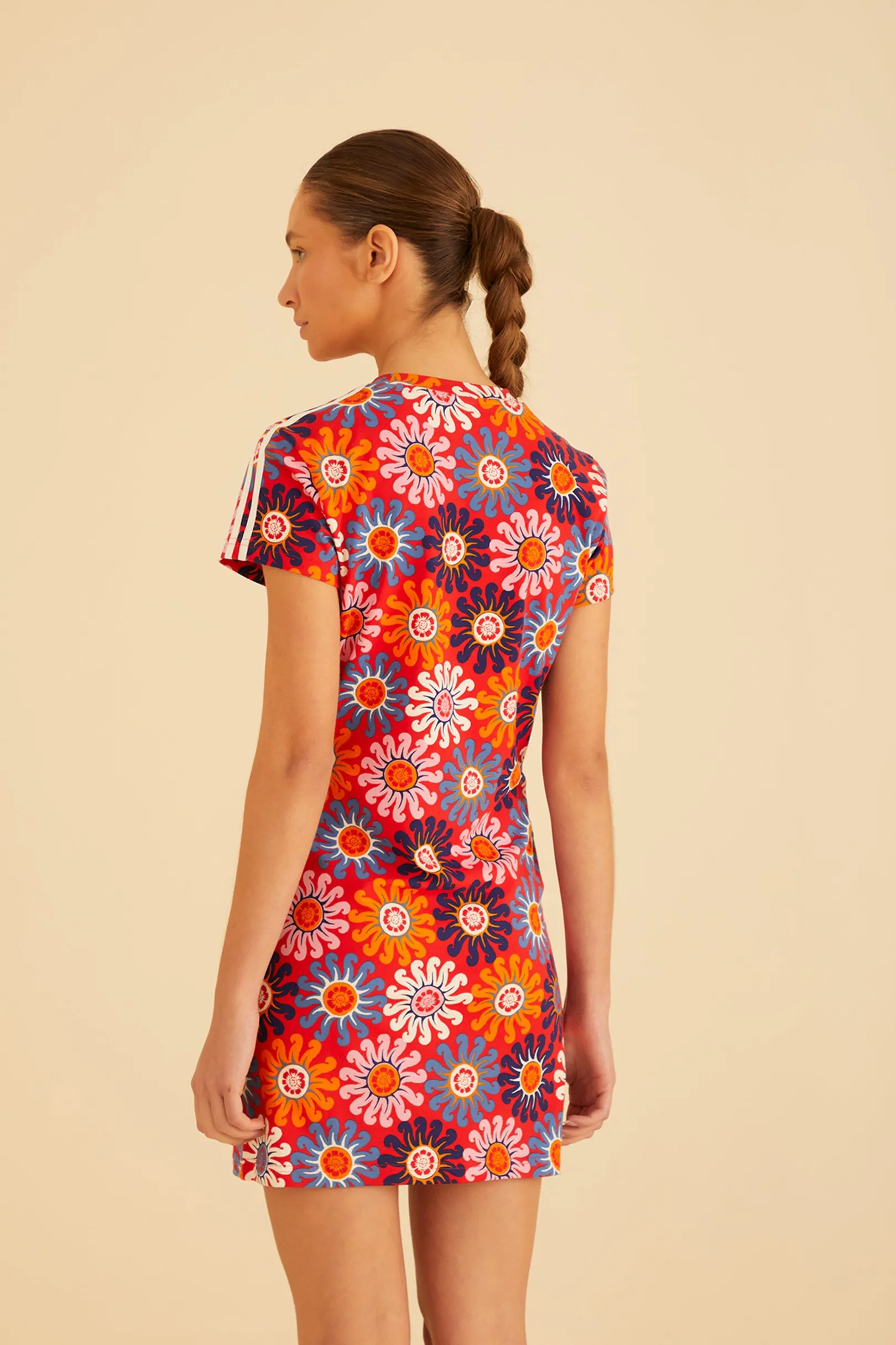 FARM Rio RED ADIDAS FARM DRESS Best Sale