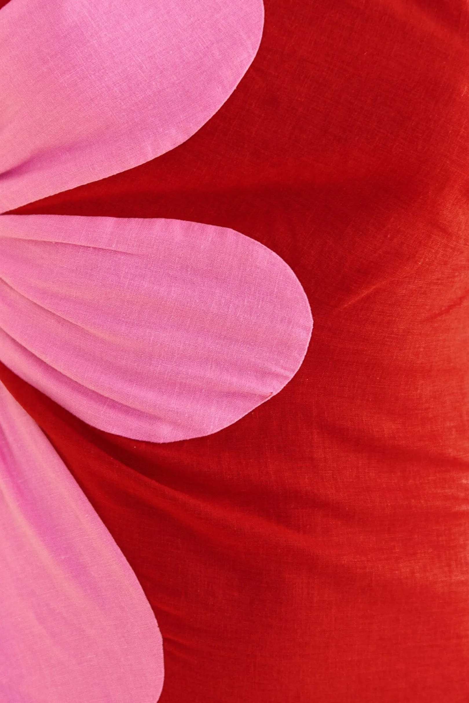 FARM Rio RED CUT-OUT FLOWER DRESS Shop