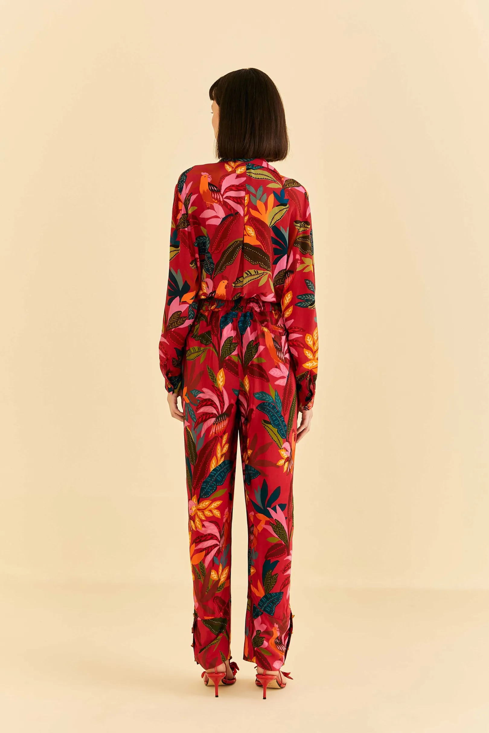 FARM Rio RED ROOSTER LEAVES PANTS Store