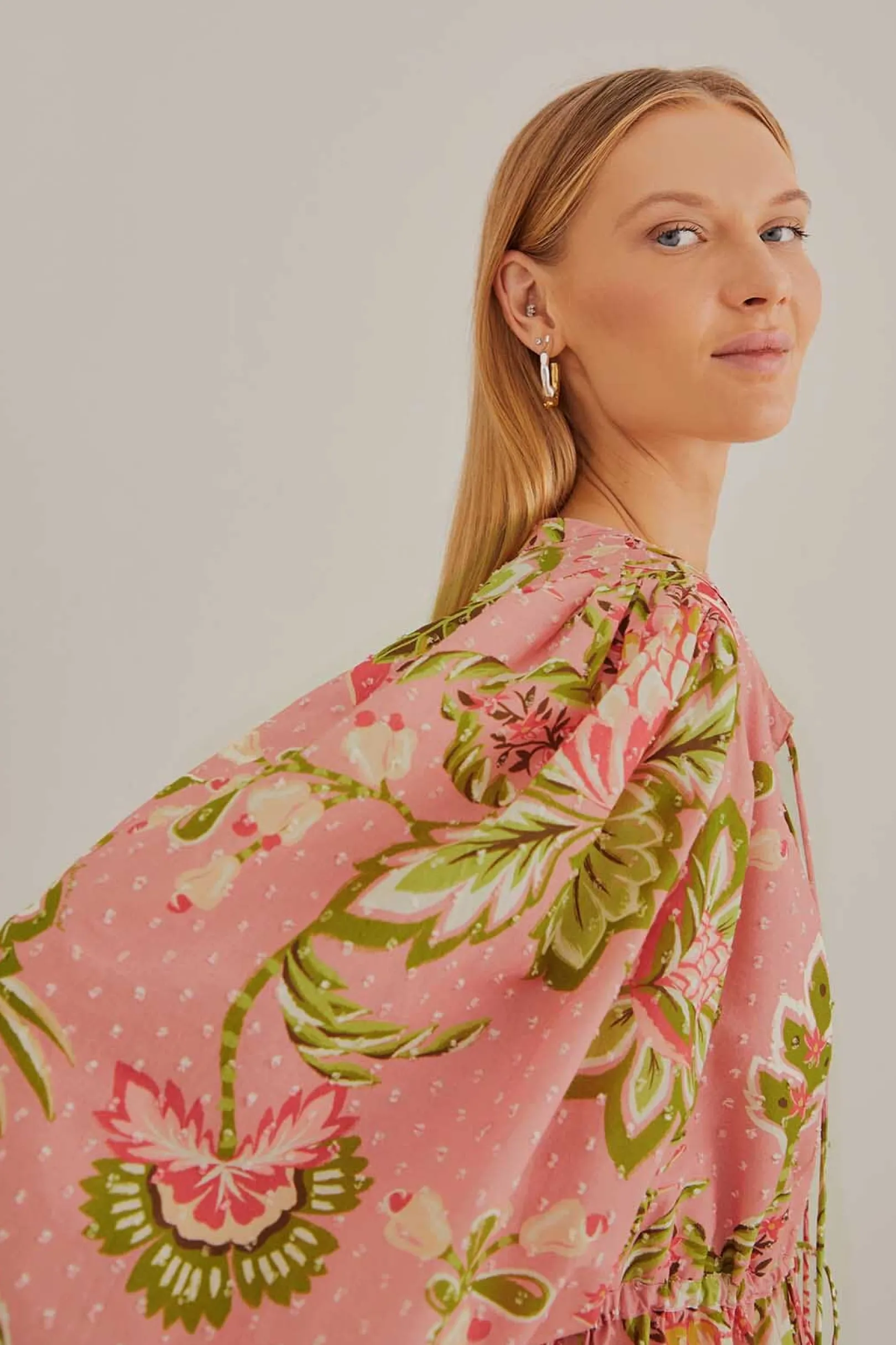 FARM Rio SOFT PINK AURA FLORAL MINI DRESS Online