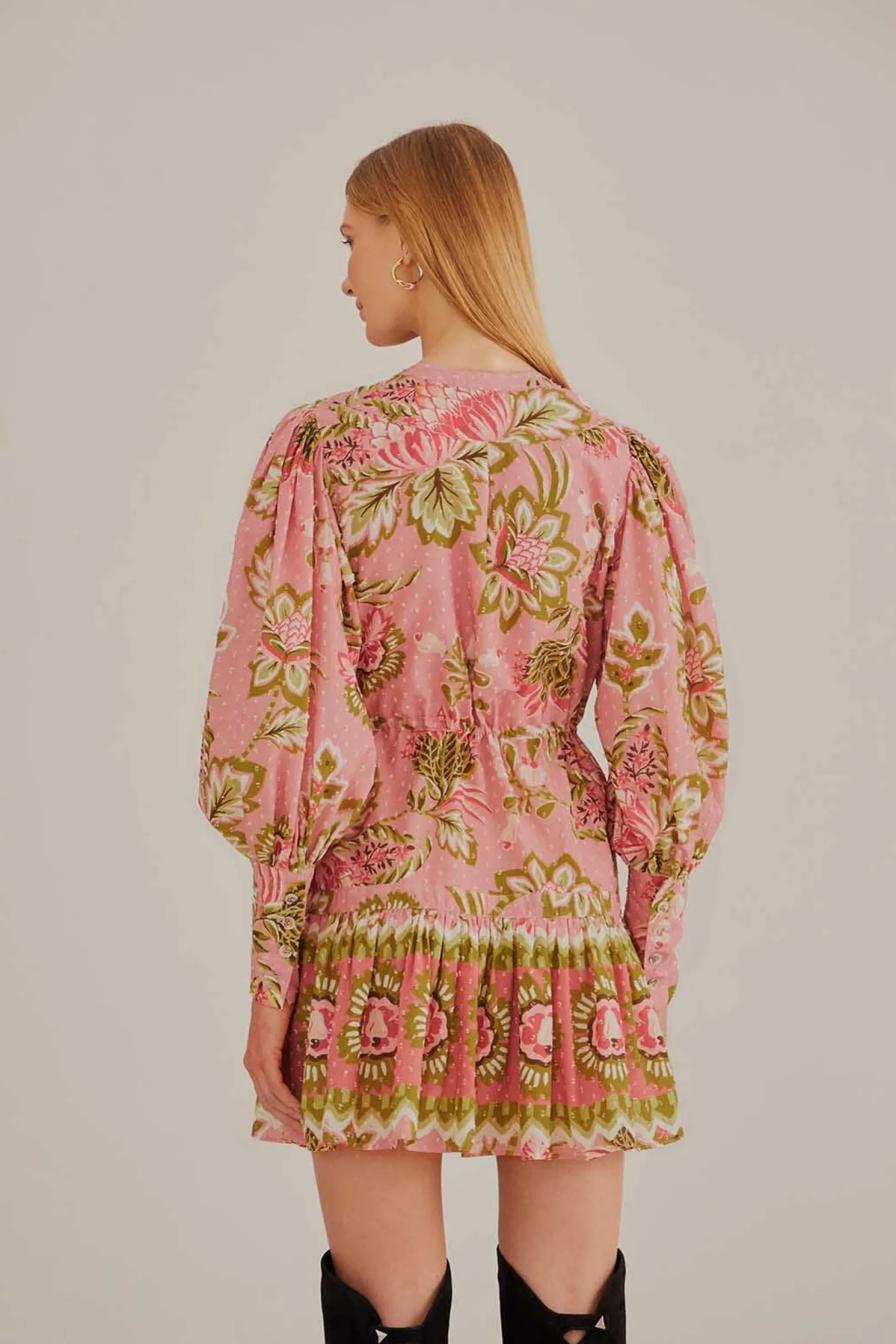 FARM Rio SOFT PINK AURA FLORAL MINI DRESS Online