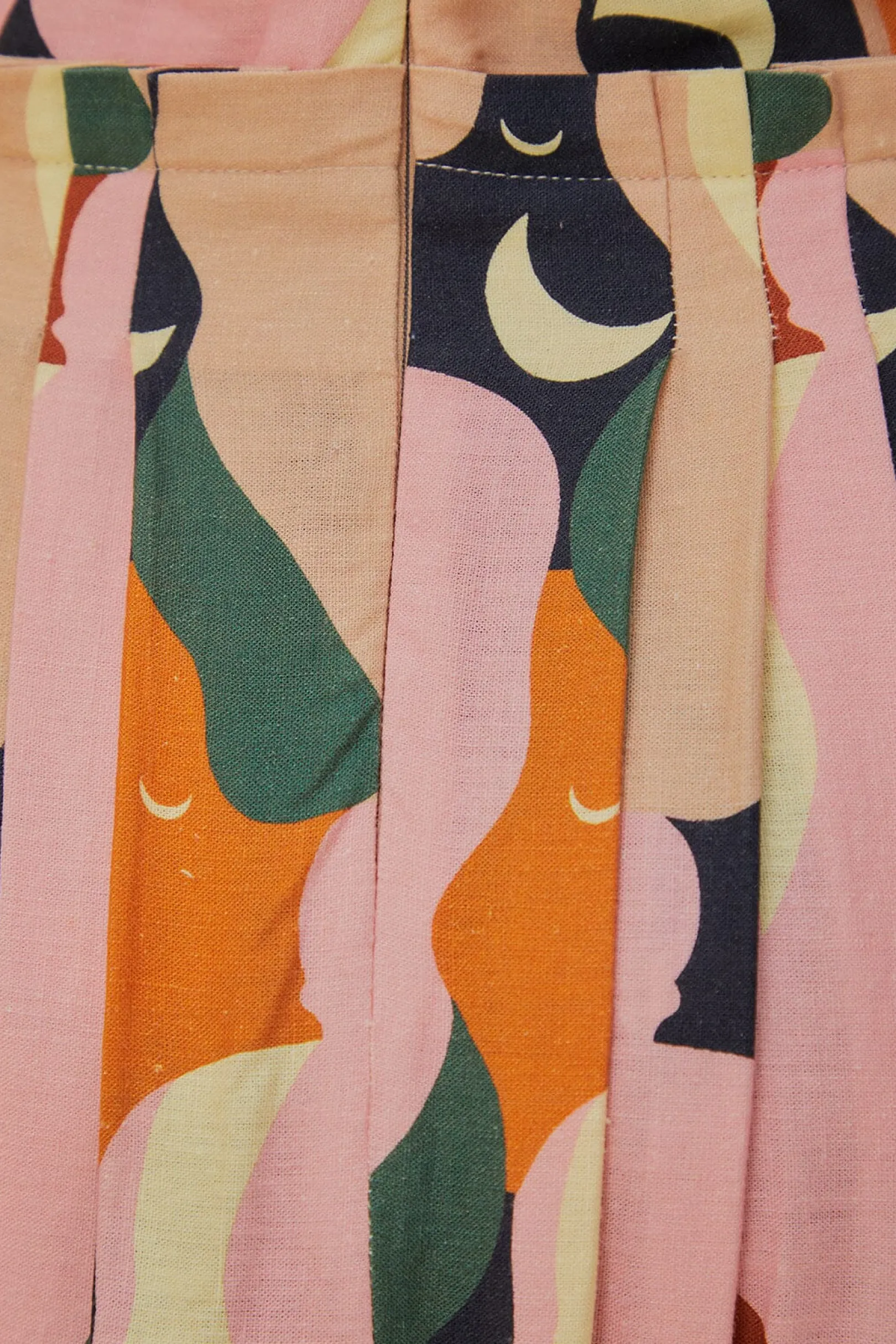 FARM Rio THE KISS MULTICOLOR SLEEVELESS MIDI DRESS Hot