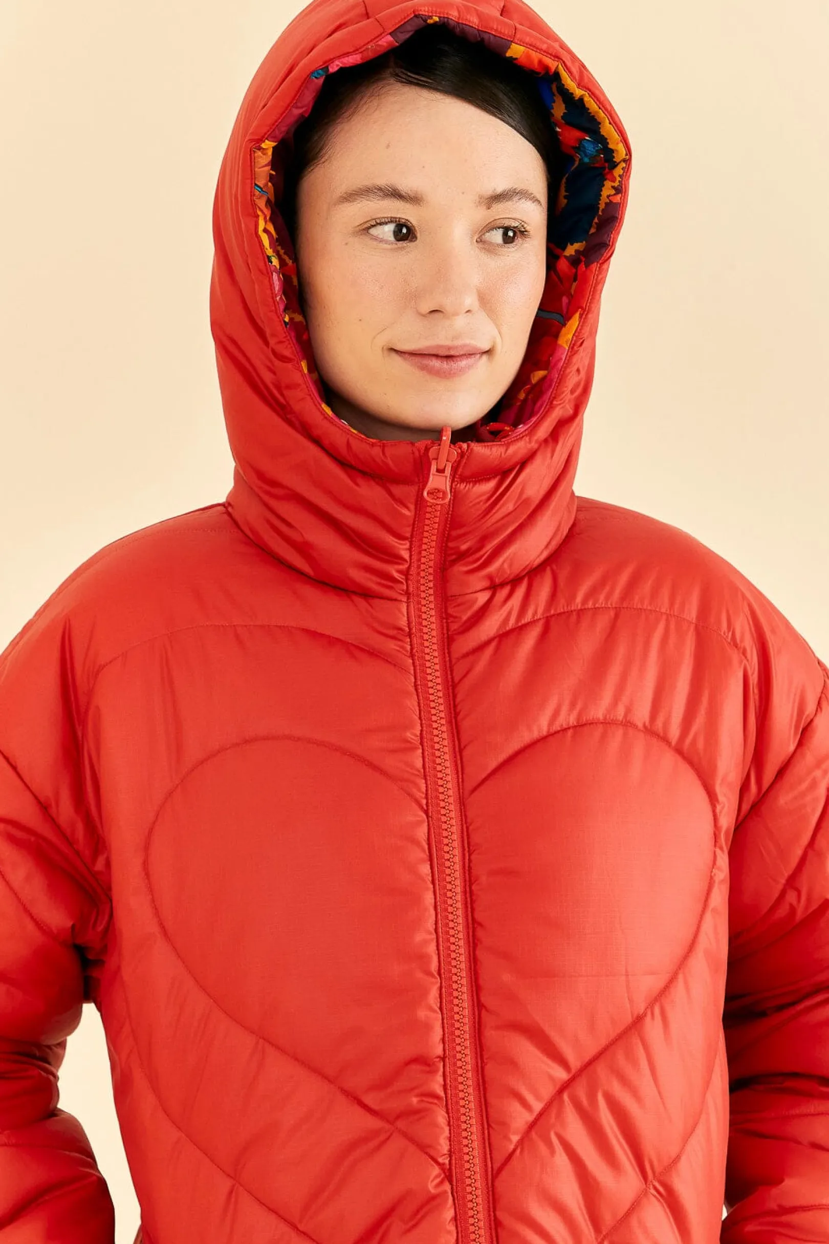 FARM Rio VINTAGE WAVE REVERSIBLE PUFFER JACKET Fashion