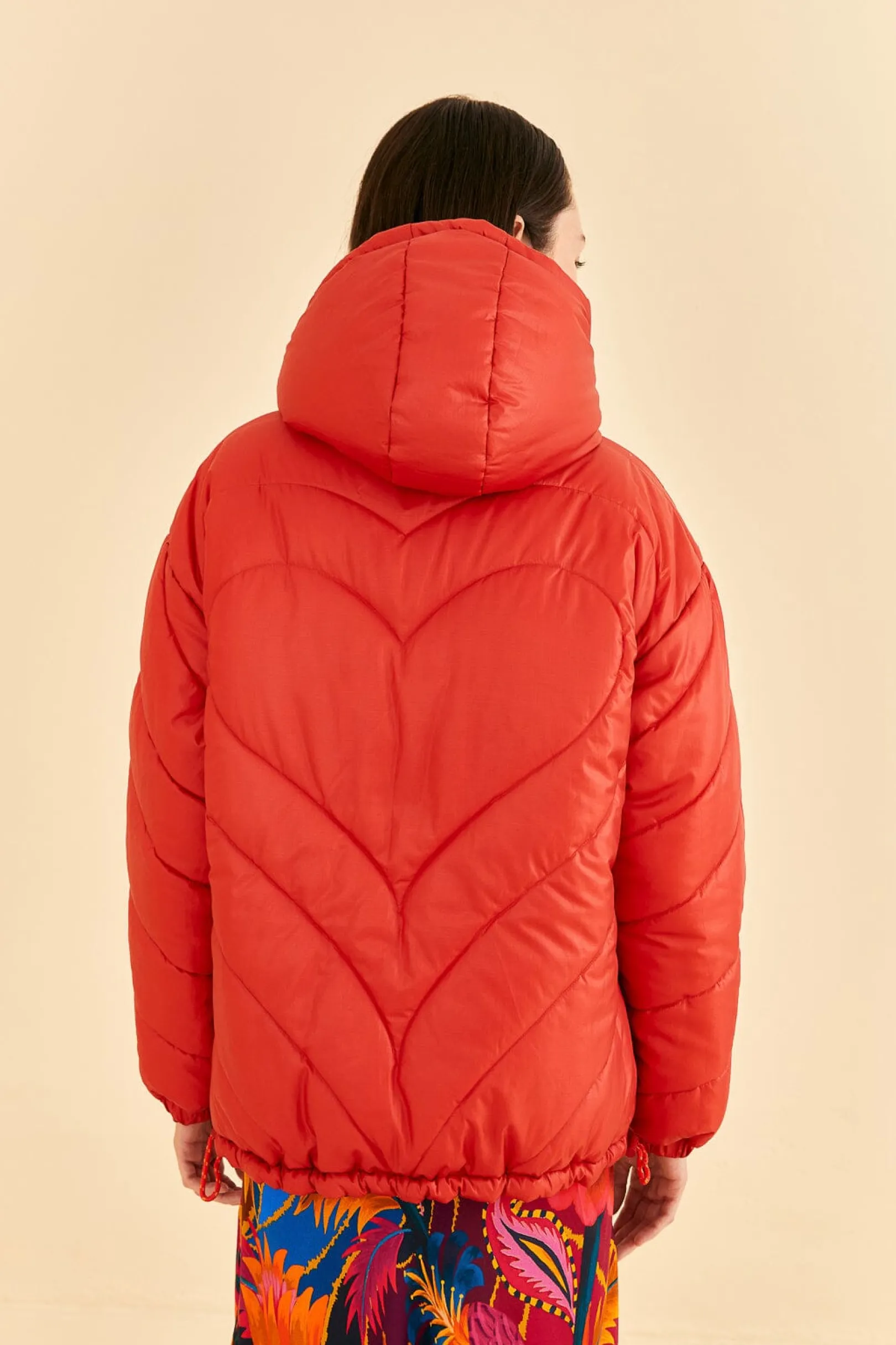 FARM Rio VINTAGE WAVE REVERSIBLE PUFFER JACKET Fashion