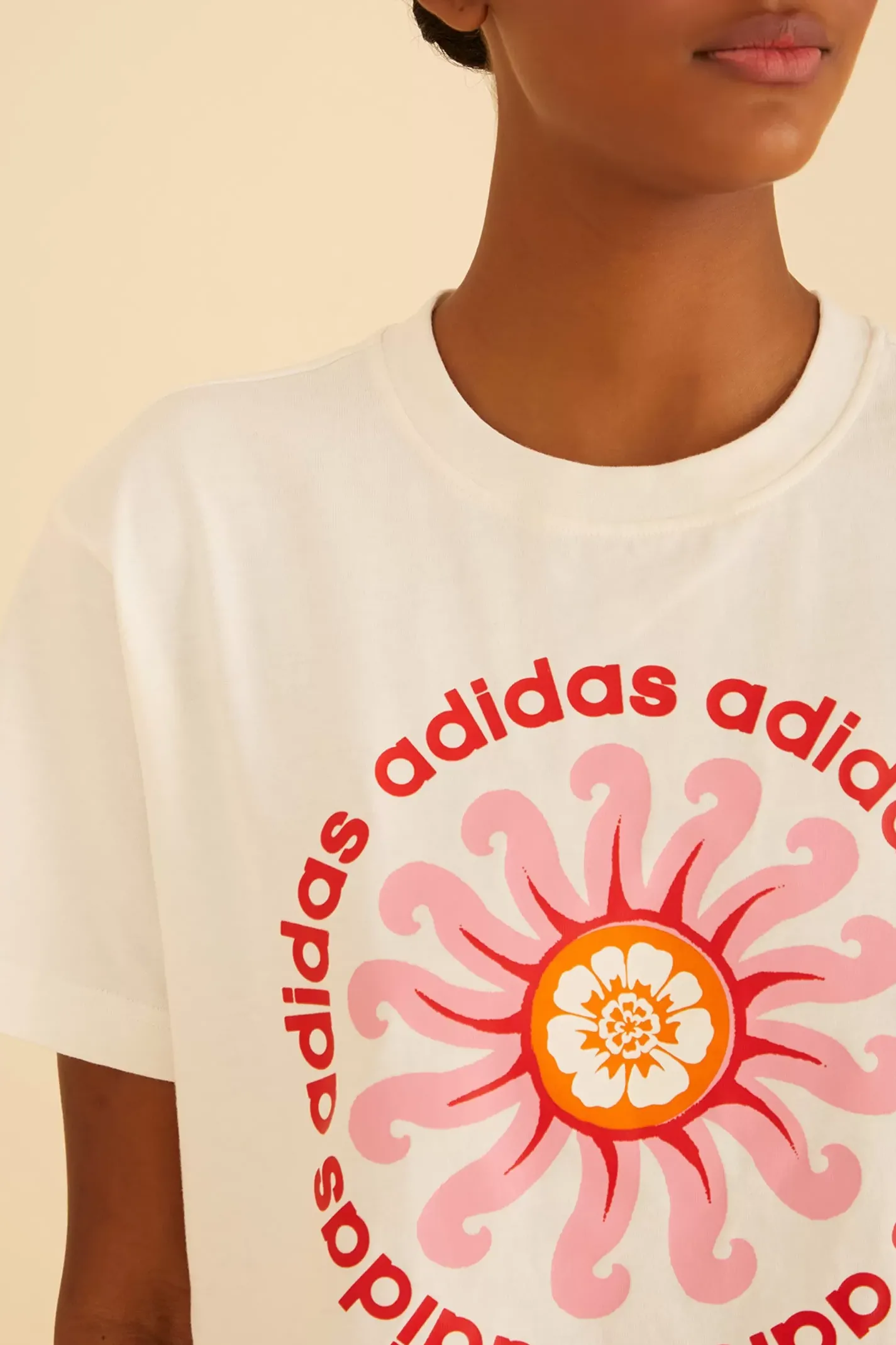 FARM Rio WHITE ADIDAS FARM GFX TEE Hot