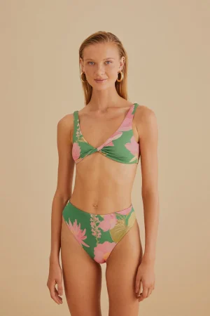 FARM Rio  WINTER GARDEN REVERSIBLE BIKINI BOTTOM Cheap